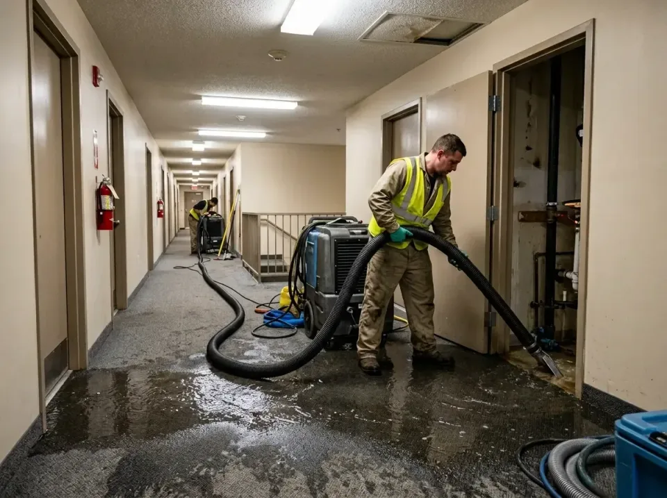 multi-unit-apartment-hallway-f-005 — frequently asked questions, Emergency Burst Pipe Water Extraction & Removal in Captain…